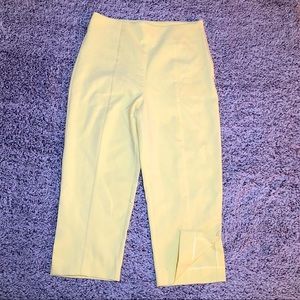 H&M Yellow Business Capris